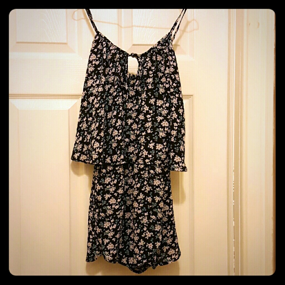 Flowered Romper